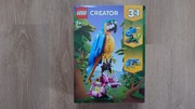 Puste pudełko Lego Creator 31136 Egzotyczna niebieska papuga 3 w 1