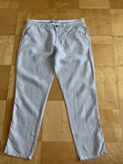Denim Slim spodnie Iniane męskie 100 % len chinos W36 L30