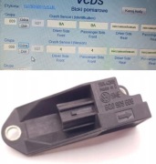 6Q0909606 czujnik uderzenia   0A seat toledo skoda ford audi