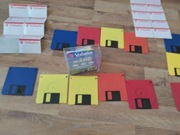 Zestaw dyskietek 3,5" IBM PC pudełko BOX 18 sztuk