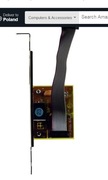 Moduł PCNet Lan module V1.2 karta rozszerzeń złącze z gniazdem RJ- 45