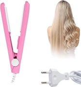 Mini PROSTOWNICA do włosów różowa SWEET PINK