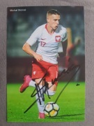 Michał Skóraś oryginalny autograf! Polska MŚ 2022 Lech Poznań