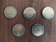 Monety okolicznościowe 2 Euro, zestaw