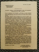 Oświadczenie KKP NSZZ Solidarność z dnia 24. 10.1980