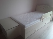 Łóżko MEBLIK Orchidea 95x174 z szufladą, materacem