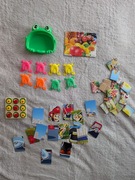 Zestaw gier gra zręcznościowa skaczące żabki kółko i krzyżyk puzzle