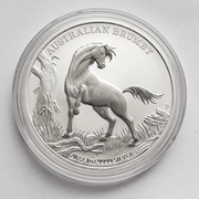 Srebrna moneta BRUMBY 2022 1 uncja srebra 1 oz SREBRO Australijski Koń