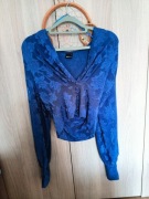 żakardowa bluzka restyle steampunk victorian vintage retro Gina Tricot 