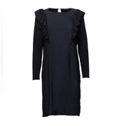 Soft Rebel Czarna Sukienka Falbana 38/M