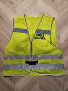 Kamizelka odblaskowa straż miejska z zamkiem 