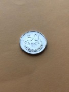 50 Groszy  Aluminium . Moneta obiegowa z roku 1983. Stan  - bardzo dobry .