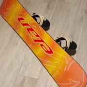 Deska snowboardowa  ELAN + wiązania. 124 cm