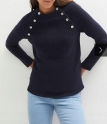 Sweter damski ciążowy r.42, 70% bawełna 30% poliester 