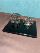 Kałamarz kryształowy Gabinetowy kałamarz kryształowy