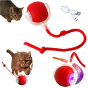 Interaktywna Uciekająca Piłka Zabawka Dla Kota Do Samodzielnej Zabawy