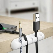 ORGANIZER NA KABLE I PRZEWODY TAŚMA KLEJ | 5 SLOTÓW