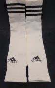 Białe Getry Piłkarskie Adidas DFB Team Sleeve – Getry bez stopy