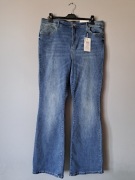 Nowe jeansy spodnie dzwony 50 5xl 32  niebieskie only carmakoma