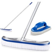 Szczotka do czyszczenia basenu, aluminiowa, 46 cm