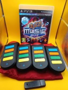 Buzzery do PS3 + Gra Music Quiz 