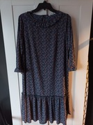 Sukienka trapezowa z falbaną QUIOSQUE. Rozmiar M/L. NOWA!