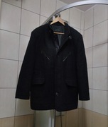 płaszcz coat XL Jack Feld kurtka wełna wool wełniany wool blend jack feld 