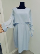 Błękitna sukienka okazjonalna 44 XXL komunia wesele