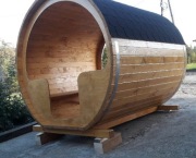 Nowoczesna altana, sauna, domek letniskowy