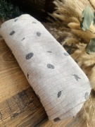 Body z dlugim rekawem w prazek szare w szyszki Newbie 86