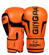 Rękawice treningowe bokserskie muay thai - pomarańczowe 8 oz 1 para