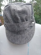 Kaszkiet męski jodełka z czasów PRL 