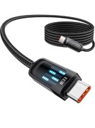 kabel usb c 2M 100W czarny kompatybilny z PD/QC kabel typu c