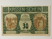 Banknot Austria Notgeld 20 heller 1920r. miasto Artstetten - jak Nowy