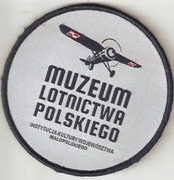 Naszywka Muzeum Lotnictwa Polskiego w Krakowie.