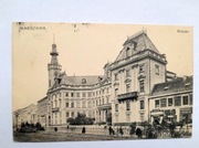 WARSZAWA Ratusz dorożka 1909