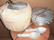 Komplet biwakowy naczyń POLSPORT - aluminiowy