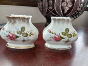 Chodzież Iwona oryginał PRL złota Róża serwetniki porcelanowe dwie sztuki