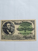 Banknot Columbian Exposition 1983 r Abraham Lincoln 