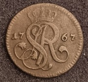 Grosz 1767 r G Stanisław August Poniatowski 