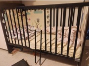 Łóżeczko dziecięce 120x60 dziecko stabilne 60x120 cm SPRAWNE!