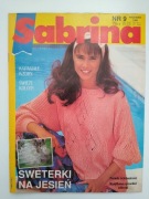 Sabrina 9/1992 Czasopismo Robótki na drutach