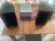 Zestaw stero Denon + Heco- wzmcniacz, cd, kolumny