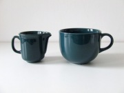 Zestaw PRL kubek 600 ml i mlecznik