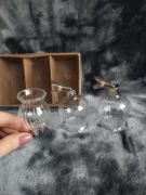 Unikatowe szklane banki/ bombki choinkowe/ dzwoneczki