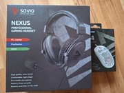 Słuchawki +mysz gambing SAVIO NEXUS
