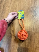 Piłka - Szarpak - Zabawka dla psa 9 cm