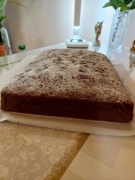 Czekoladowy wypas - czekoladowe ciasto z kawałkami czekolady, do kawki