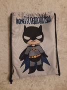 (nowy) workolecak Handmade worek na obuwie Superbohater