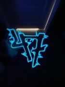 Świecąca w ciemności ozdoba na ścianę/półkę Oki 47 brand PLA 3D 